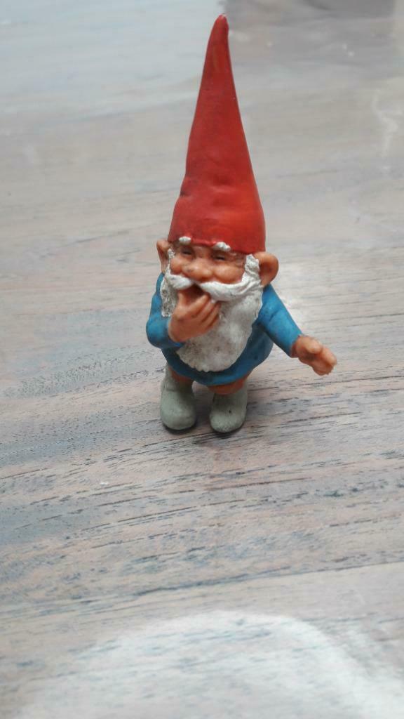 Figurine David le gnome 9 cm RARE, Verzamelen, Ophalen of Verzenden, Gebruikt, Overige typen