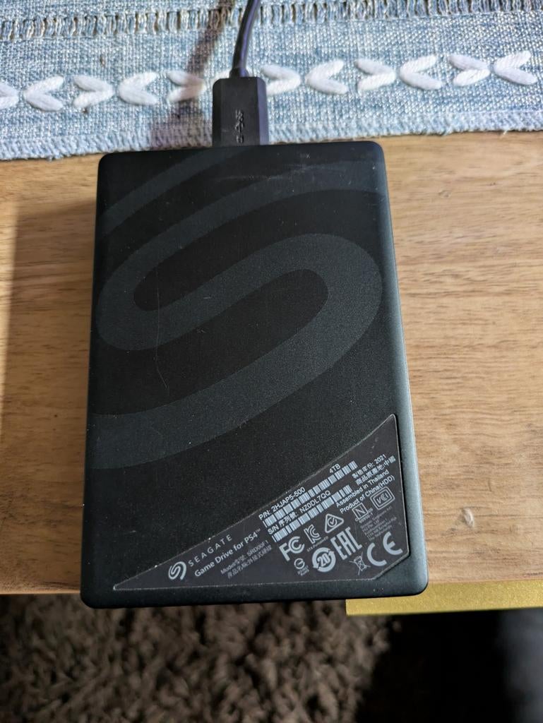 Seagate externe opslag 4 TB voor Playstation 4, Ophalen