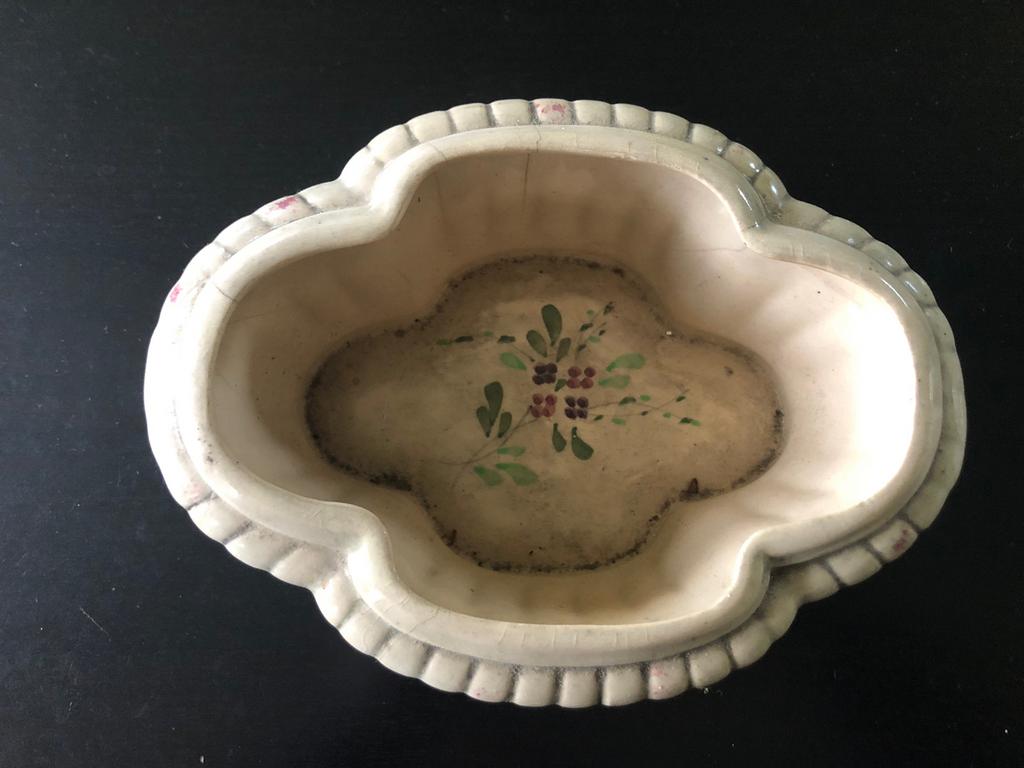 Handgeschilderde Cache-pot ‘Robbia’ Made in Belgium, Enlèvement ou Envoi, Autres formes, Poterie, Moins de 40 cm