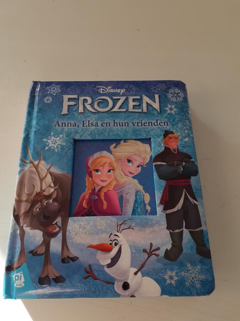 Boek Disney Frozen Anna, Elsa en hun vrienden, Kinderen en Baby's, Speelgoed | Poppen, Ophalen of Verzenden