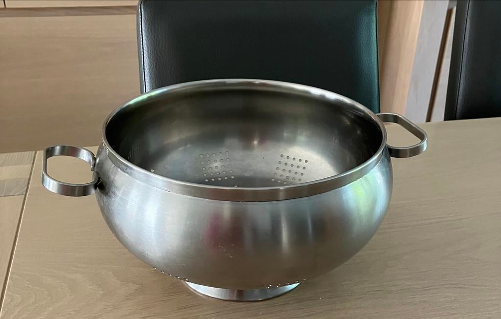Inox vergiet, Ophalen, Gebruikt, Inox