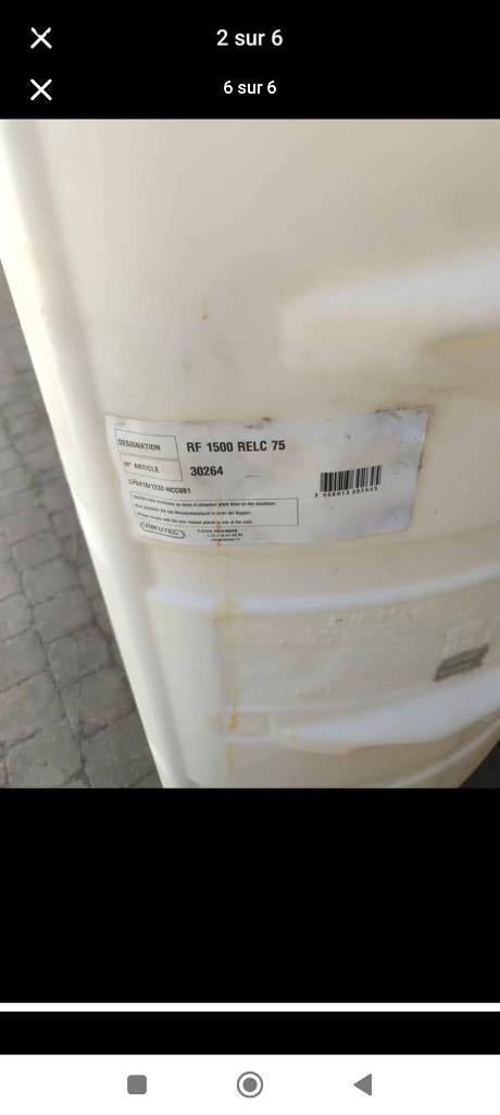 Citerne mazout, Chaudière CC ou Chaudière combinée, Comme neuf, Enlèvement, 80 cm ou plus