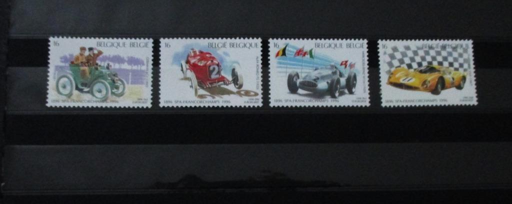 1996-Postzegels Postfris - België-100 jaar auto races in Spa, Postzegels en Munten, Ophalen of Verzenden, Zonder stempel, Postfris