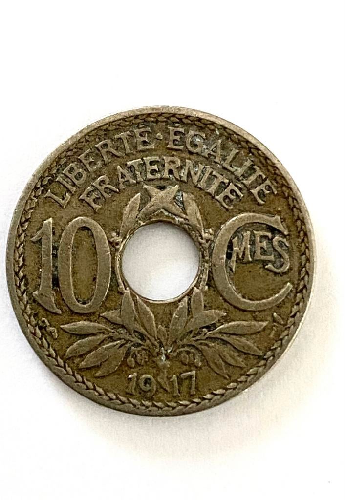 Pièce de 10 centimes - France - 1917, Enlèvement ou Envoi, France