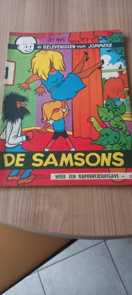 Jommeke. Album nr 28. De Samsons. 1ste druk, Boeken, Eén stripboek, Ophalen of Verzenden, Gelezen, Jef Nys