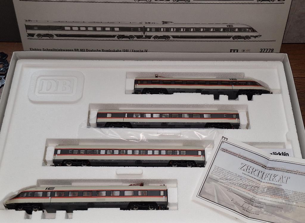 Märklin HO 37778 IC trein van de DB, Ophalen of Verzenden, Zo goed als nieuw, Treinset, Märklin