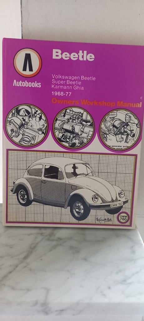 Volkswagen Vw Kever beetle Karmann ghia manual vraagbaak, Ophalen of Verzenden