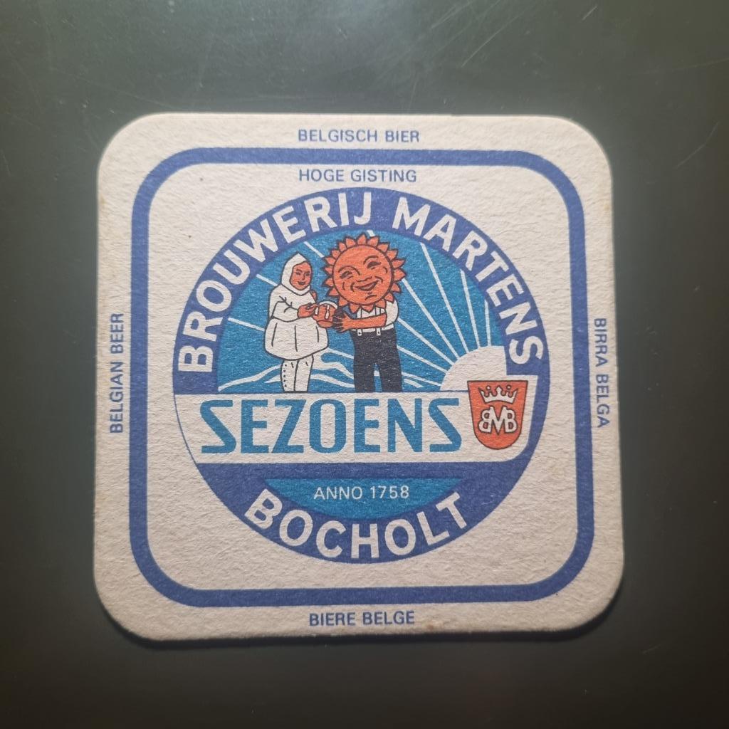 Sous Bock Sezoens (modèle 2), Verzamelen, Ophalen of Verzenden, Gebruikt, Viltje(s), Overige merken