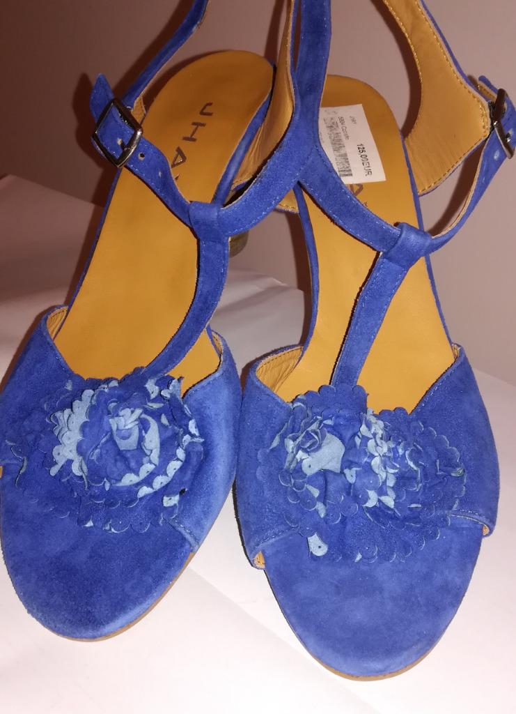 81A* JHAY sexy sandales bleues hauts-talons cuir (41), Neuf, JHAY, Bleu, Sandales et Mûles