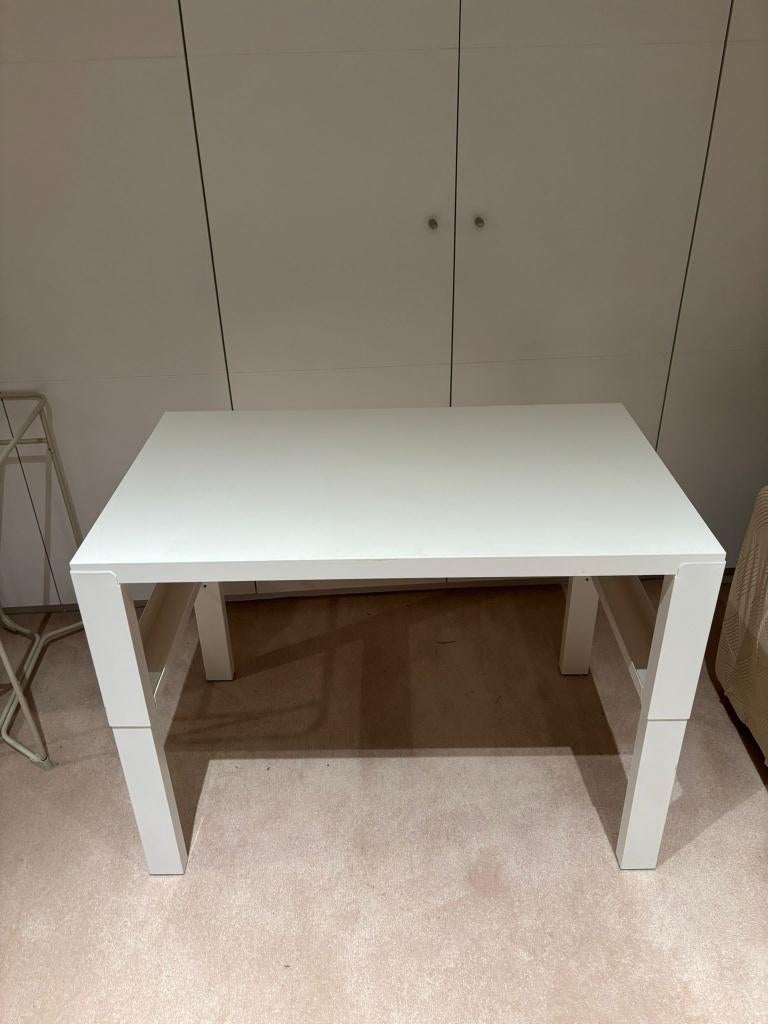 Bureau enfant blanc - Ikea PÅHL, Ophalen, In hoogte verstelbaar, Zo goed als nieuw