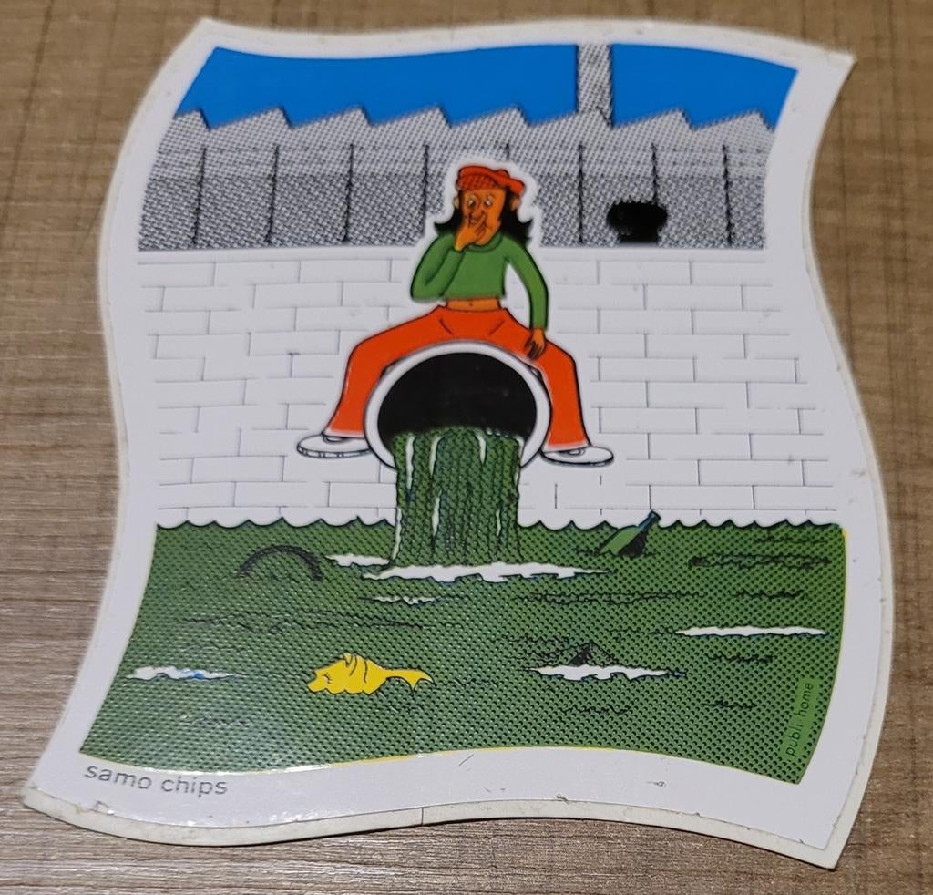 Oude sticker: Samo chips, Enlèvement ou Envoi, Comme neuf, Marque