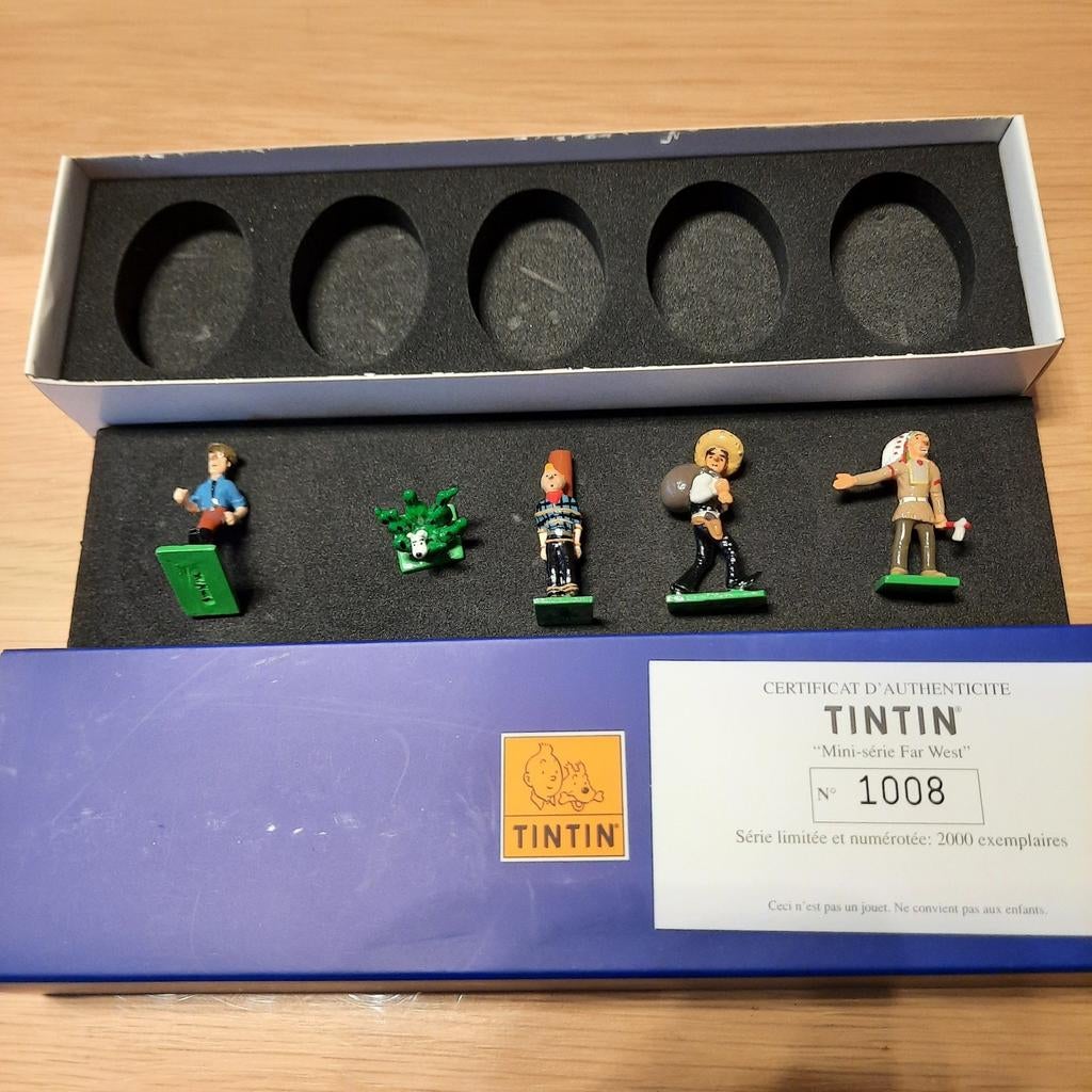MINI-SÉRIE PLOMB TINTIN FAR WEST, Collections, Enlèvement, Neuf
