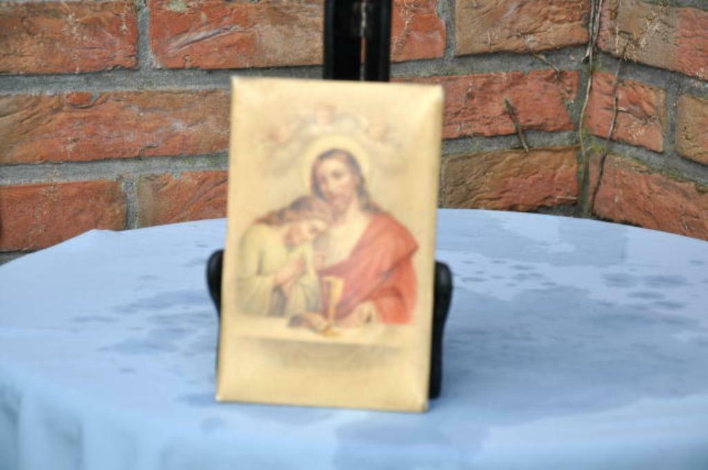 §cadre mural religieux eucharistie, Antiquités & Art, Enlèvement ou Envoi