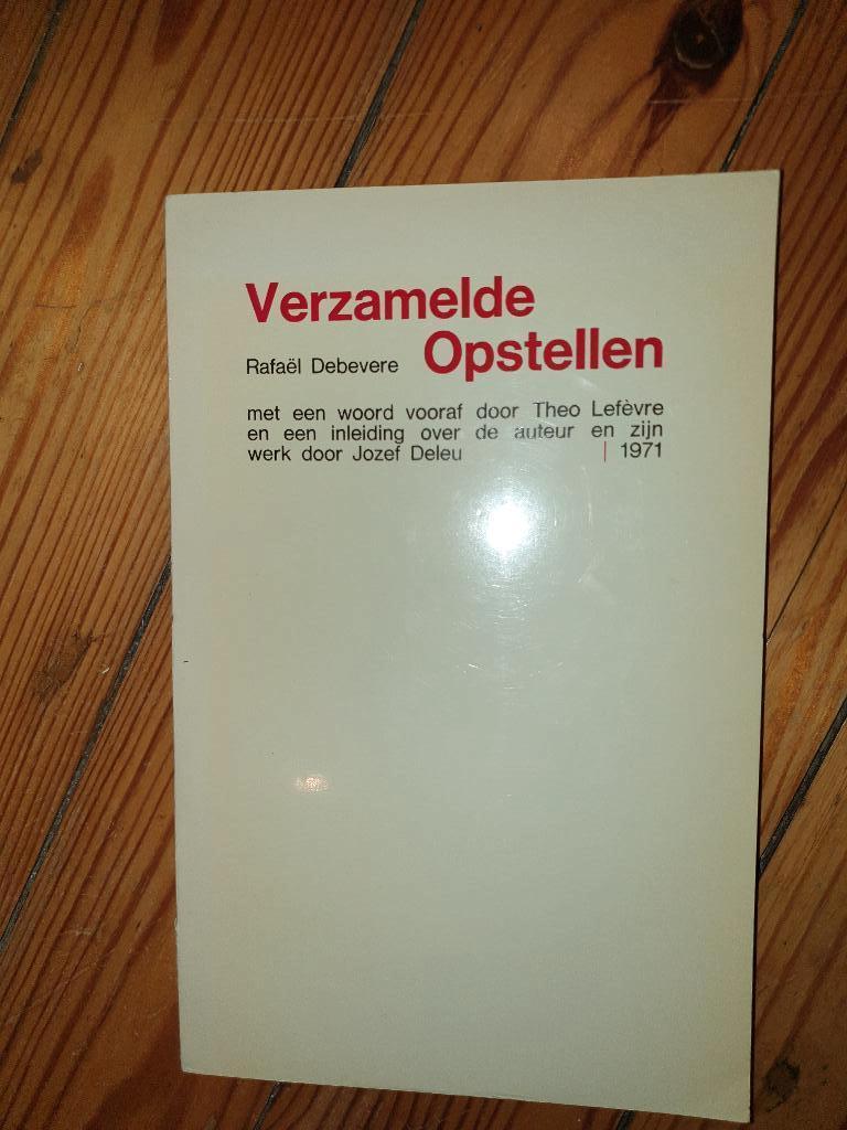 boek verzamelde opstellen Debevere, Ophalen of Verzenden, Debevere