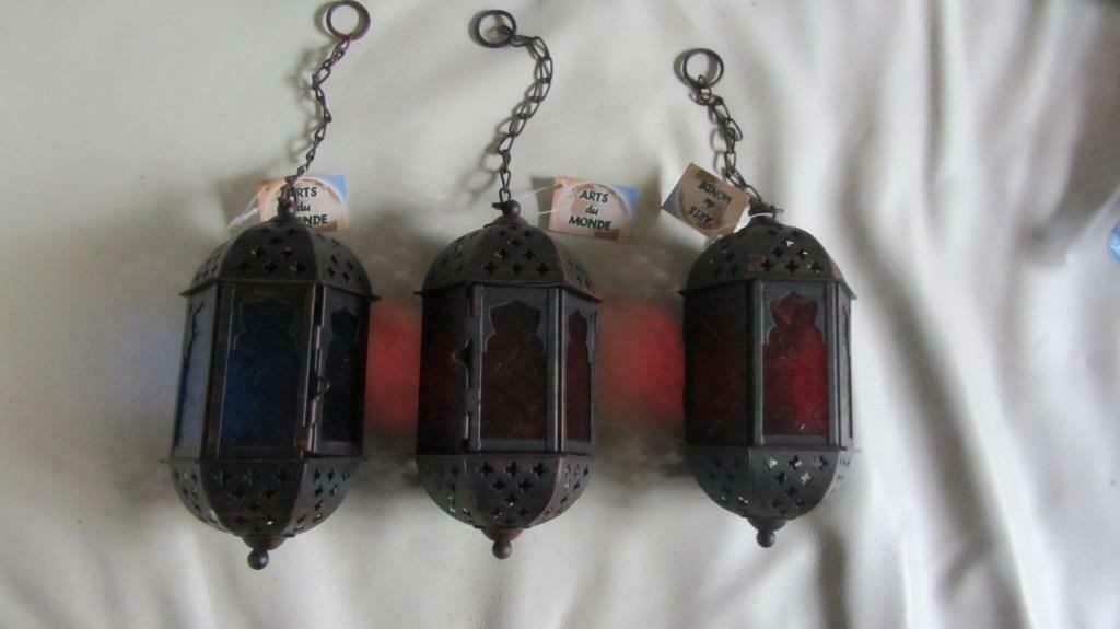 3 lanternes marocaines à suspendre neuves, Ophalen of Verzenden, Nieuw