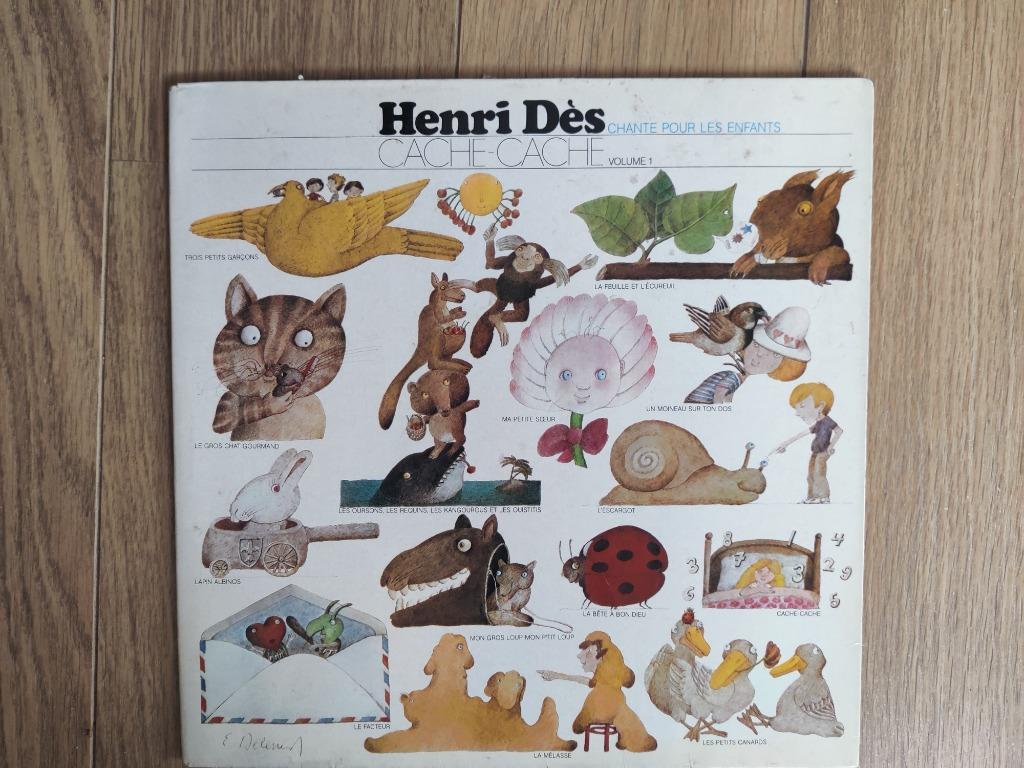 Henri Dès – 1 - Cache-Cache, Enlèvement ou Envoi, Utilisé, 12 pouces