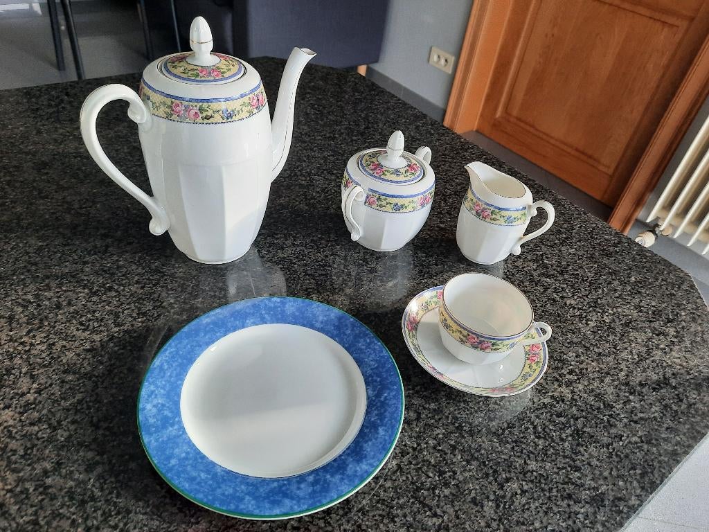 Porseleinen koffieservies, Ophalen of Verzenden, Zo goed als nieuw, Porselein