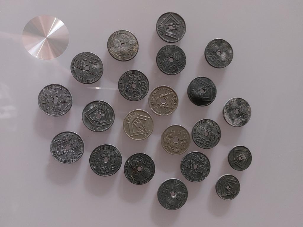 Pièces de monnaie ancienne type Michaux, Enlèvement ou Envoi
