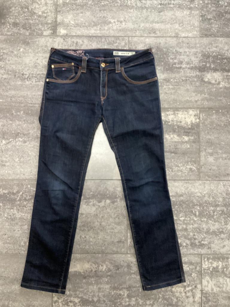 Jeans Hilfiger denim stretch 42/44, Kleding | Dames, Tommy hilfiger, Blauw, Ophalen of Verzenden, Zo goed als nieuw