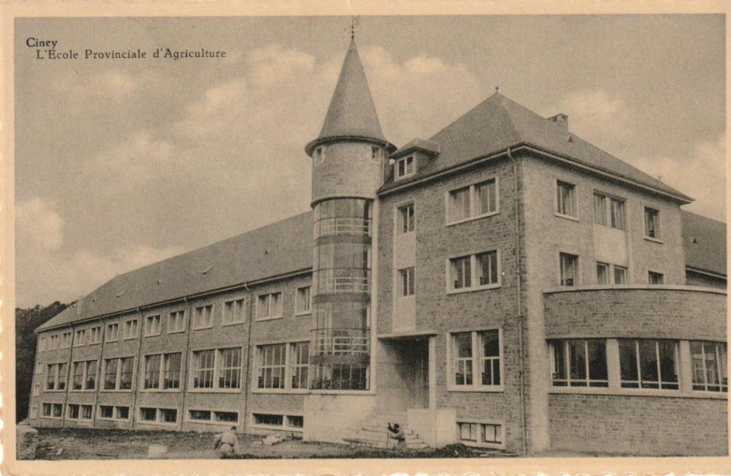 CINEY L ECOLE PROVINCIALE D AGRICULTURE 1955 CPA, Enlèvement ou Envoi, 1940 à 1960, Affranchie, Namur