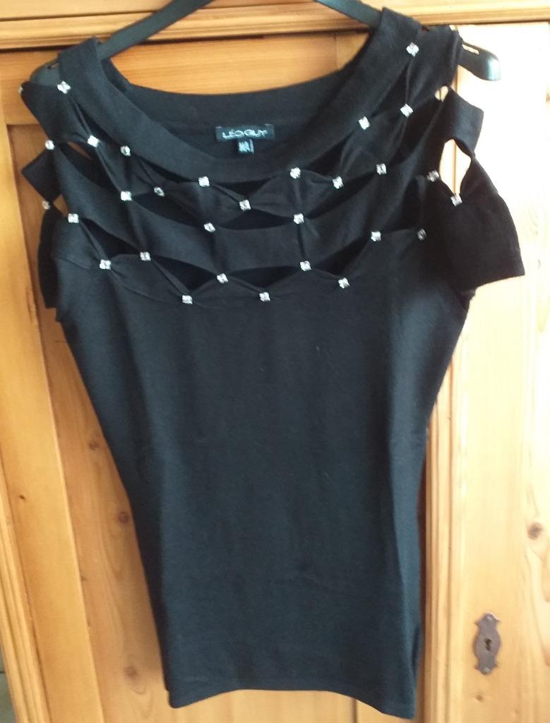 truitje, topje van Leo Guy, Kleding | Dames, Maat 38/40 (M), Zwart, Nieuw, Ophalen of Verzenden