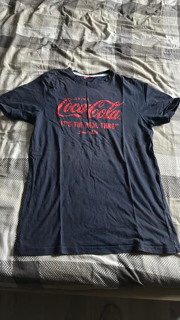 Tee-shirt Coca Cola, Enlèvement ou Envoi, Porté, Taille 46 (S) ou plus petite, Bleu