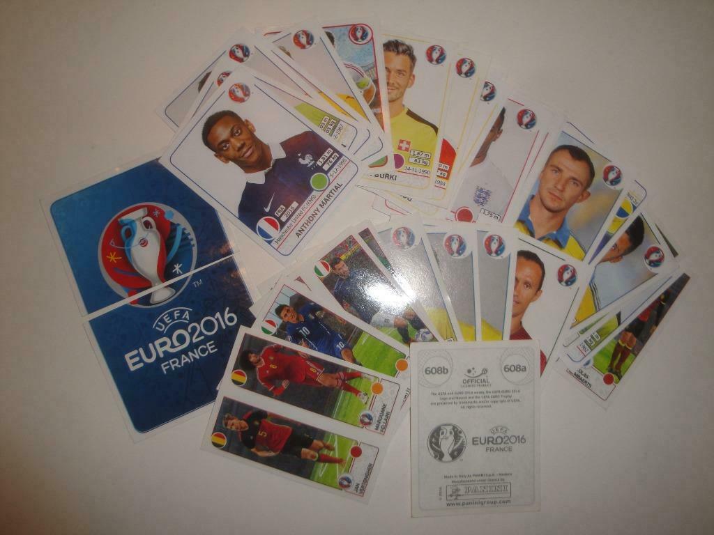 Panini EURO 2016 FRANCE, - 35 verschillende stickers, Enlèvement ou Envoi, Neuf, Autres types