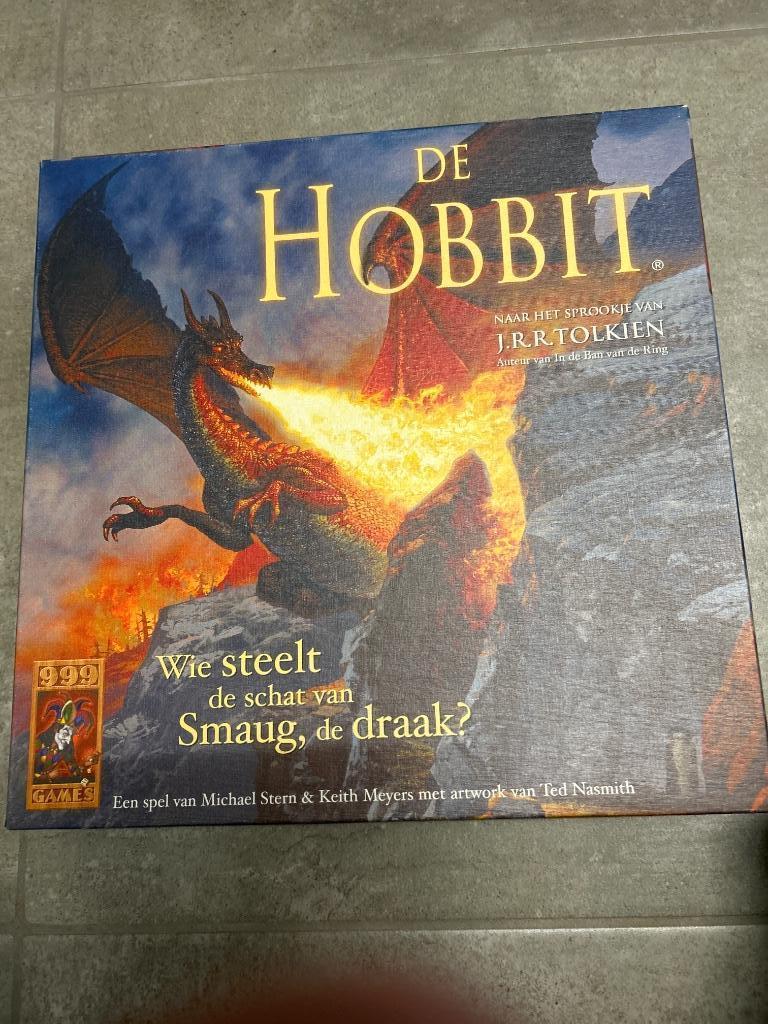De Hobbit gezelschapsspel als nieuw voor 6 personen, Drie of vier spelers, Ophalen of Verzenden, Zo goed als nieuw, 999 Games
