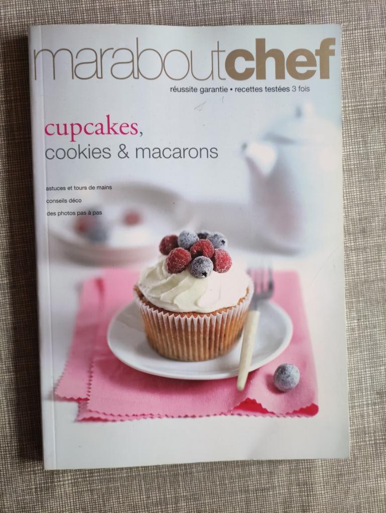 MaraboutChef Cupcakes, cookies & macarons, Boeken, Ophalen of Verzenden, Zo goed als nieuw