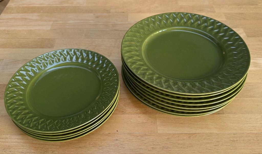 Assiettes Vertes DESHOULIÈRES, Enlèvement, Comme neuf