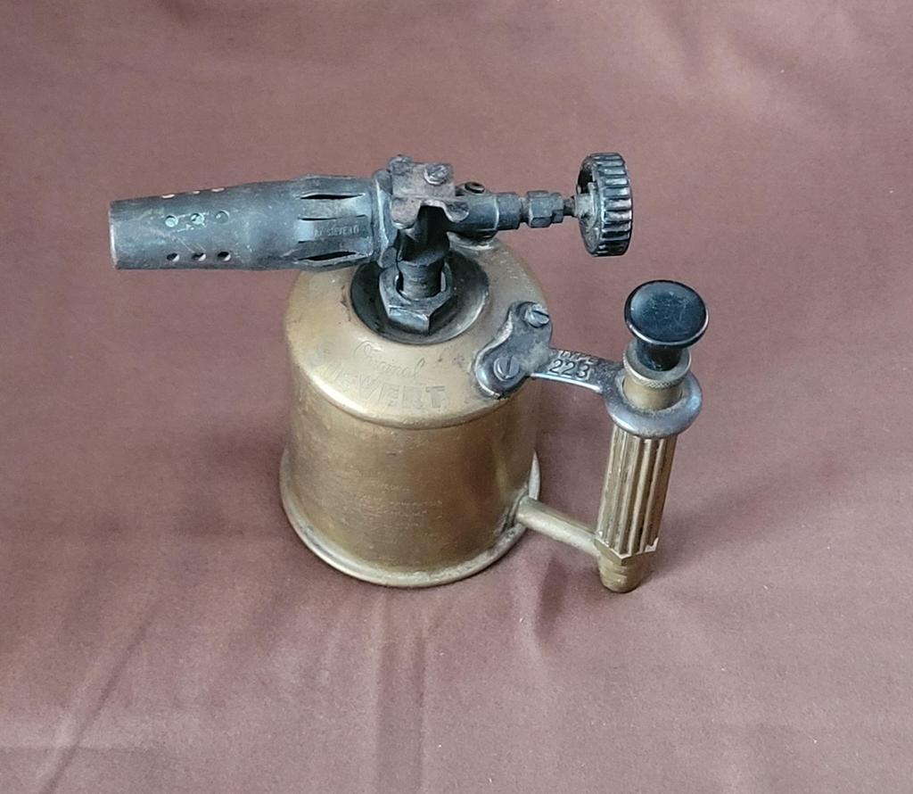 Lampe à souder ancienne Sievert, Enlèvement