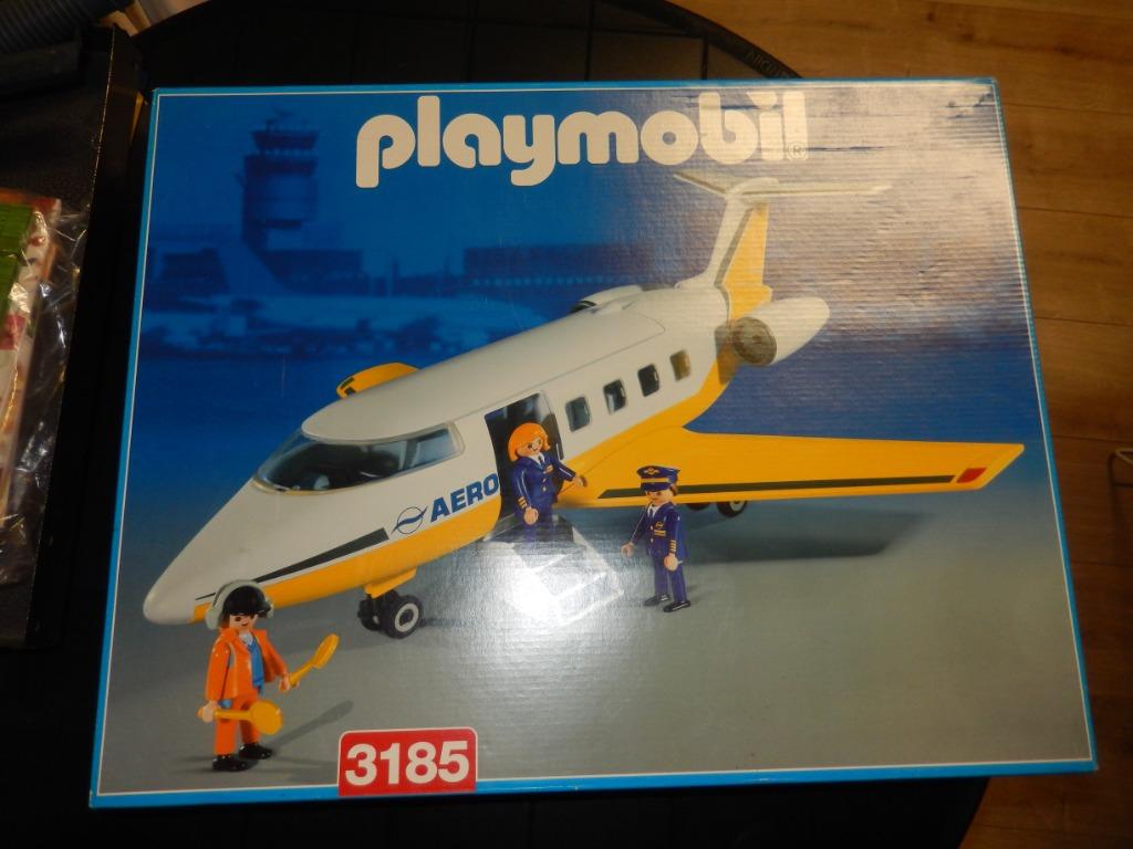 PLAYMOBIL 3185 VLIEGTUIG, Enlèvement, Comme neuf, Ensemble complet