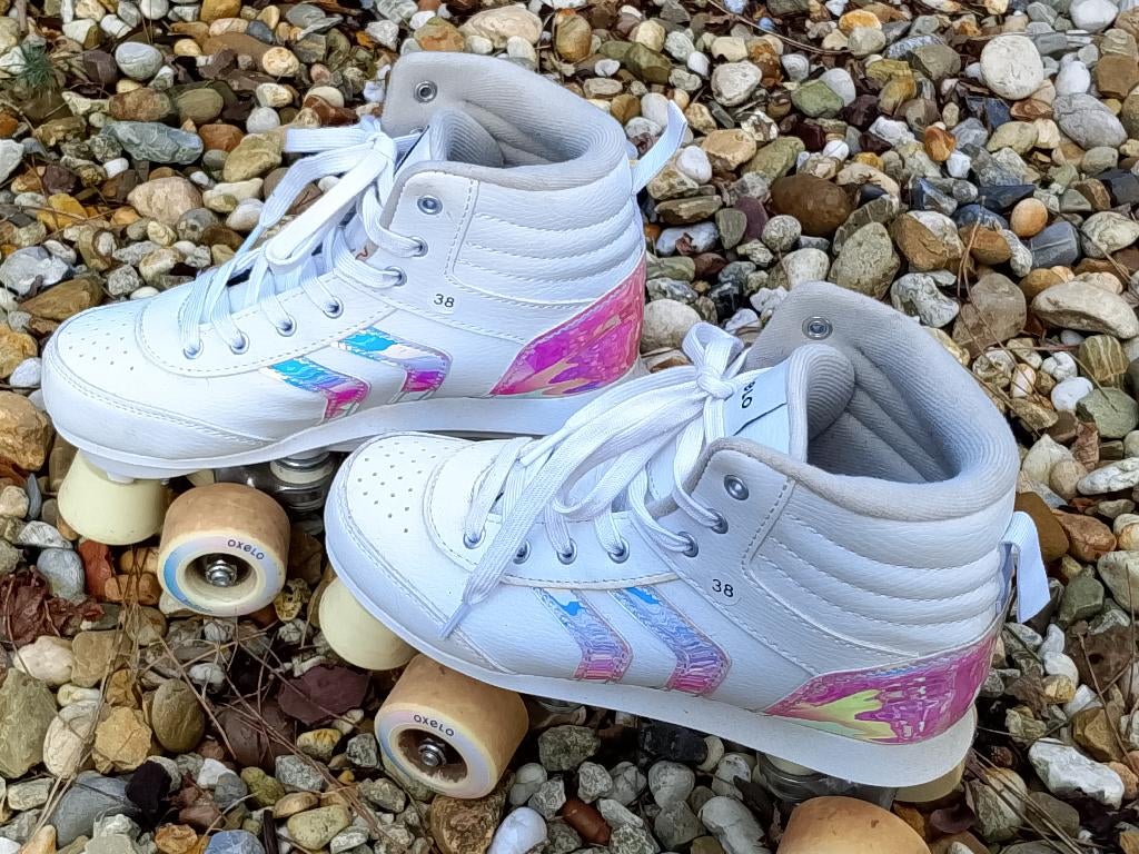 rolschaatsen, Sport en Fitness, Skeelers, Kinderen, Zo goed als nieuw, Inline skates 4 wielen, Ophalen