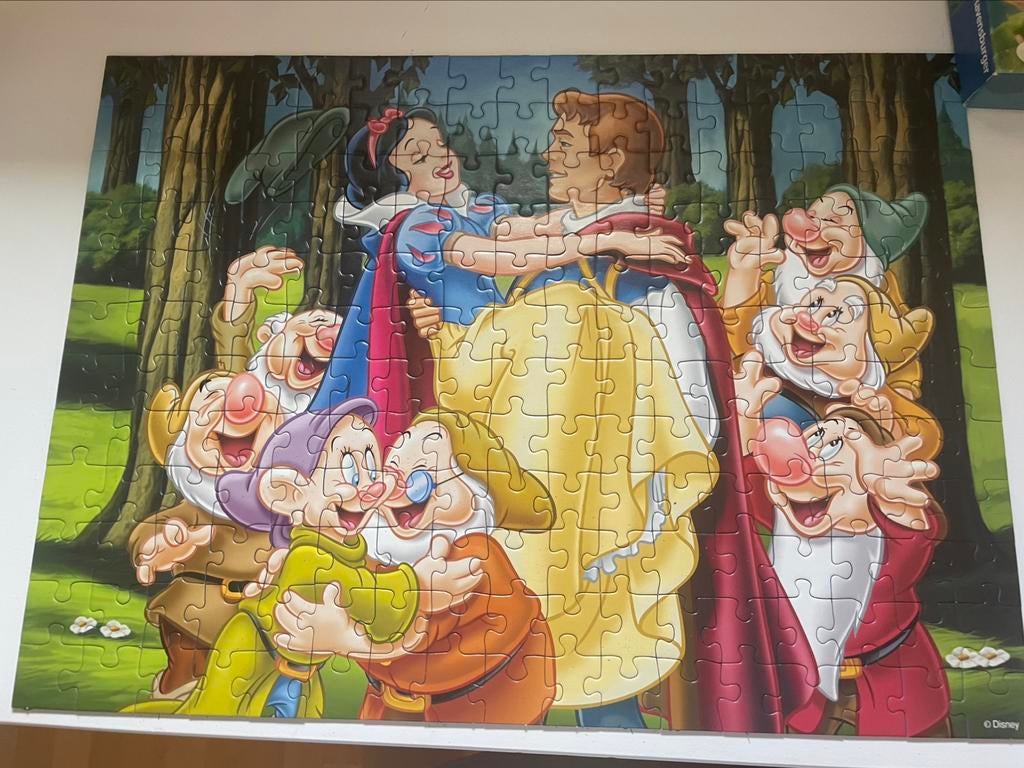 Disney Ravensburger puzzel sneeuwwitje, Ophalen, Minder dan 500 stukjes, Zo goed als nieuw, Legpuzzel