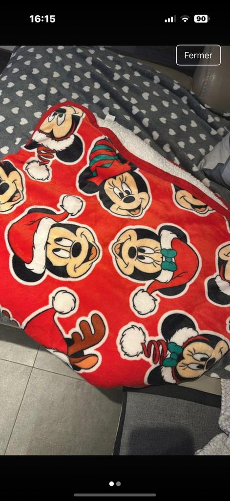 Plaid mickey, Enfants & Bébés, Rouge, Garçon ou Fille, Enlèvement ou Envoi, Comme neuf