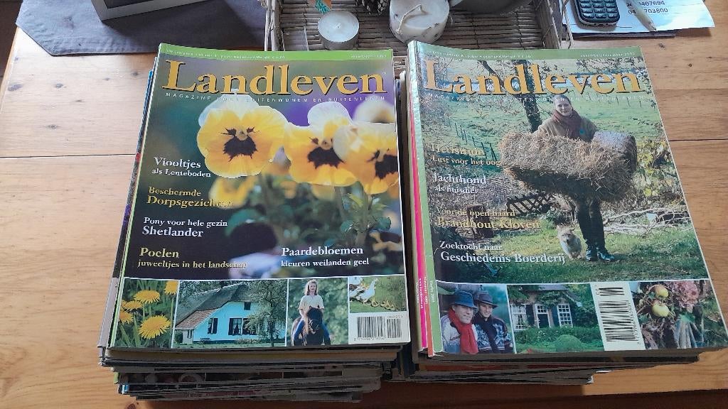 Landleven, Boeken, Ophalen