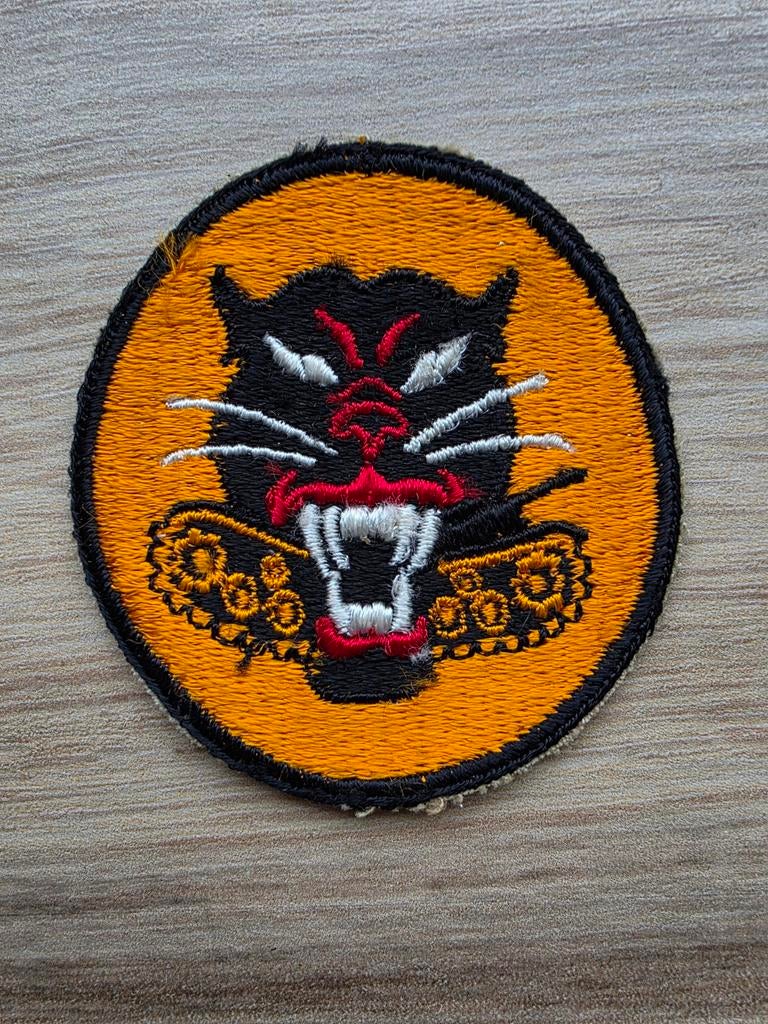 US WW2 Tank Destroyer patch whiteback 8 wheel variant, Enlèvement ou Envoi