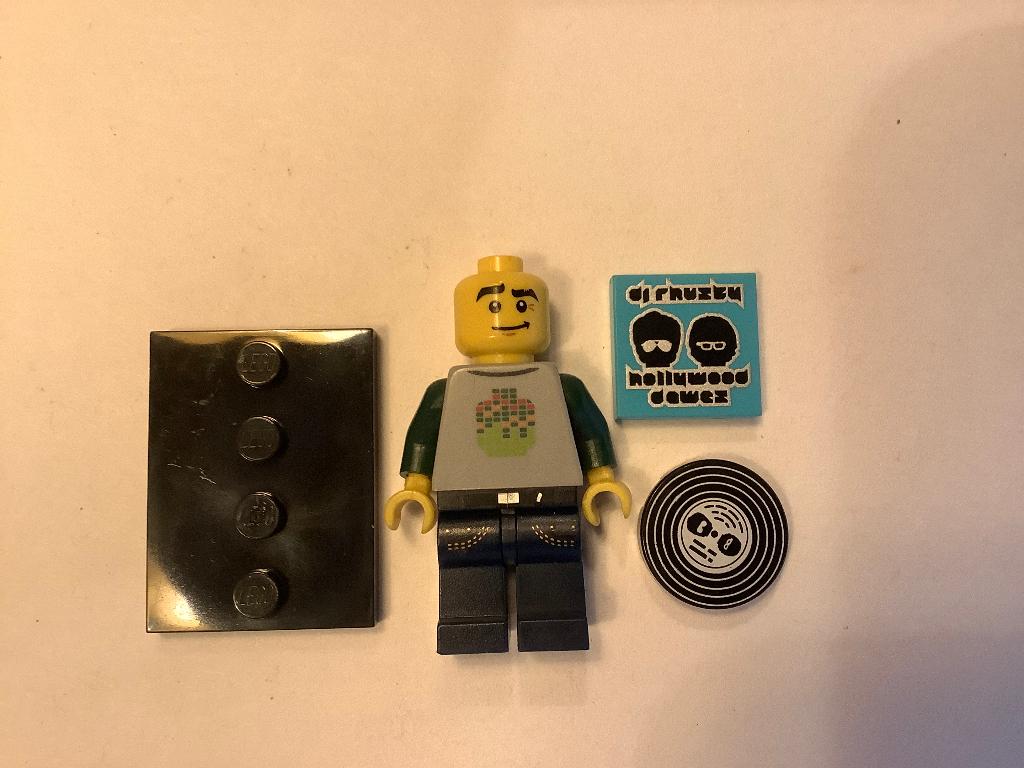 Lego collectable minifiguur DJ serie 8 / FP-2, Ophalen of Verzenden, Gebruikt, Losse stenen, Lego