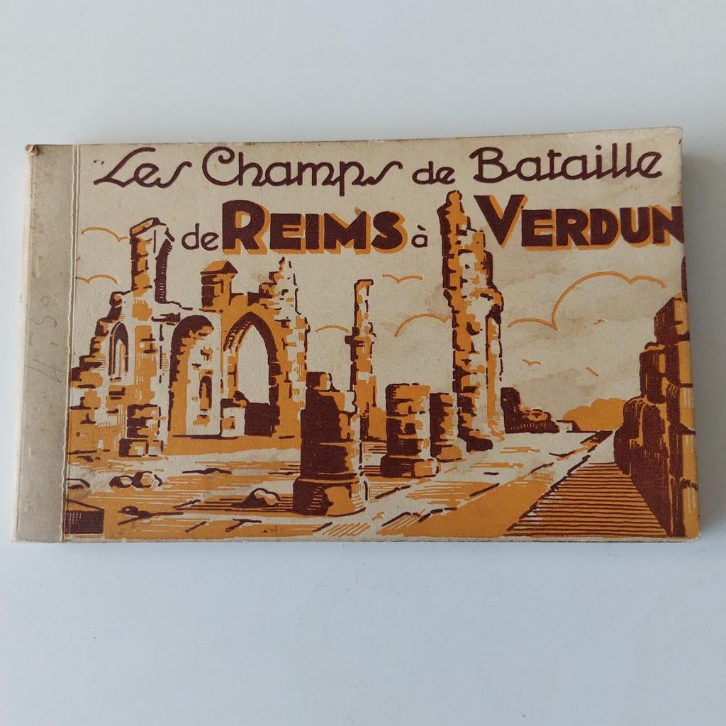 Ancien livret avec 18 cartes postales anciennes., Enlèvement