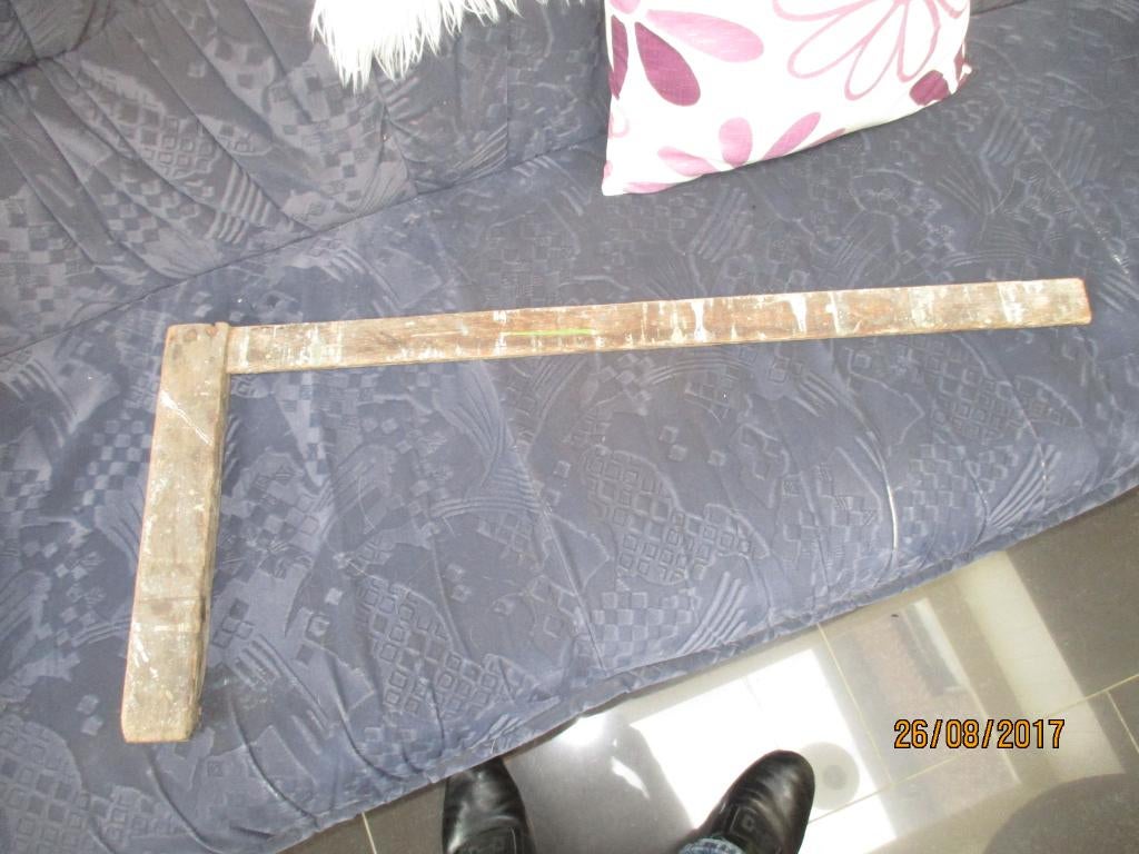 antiek grote werkzwee,  winkelhaak, in mooie staat, Ophalen of Verzenden