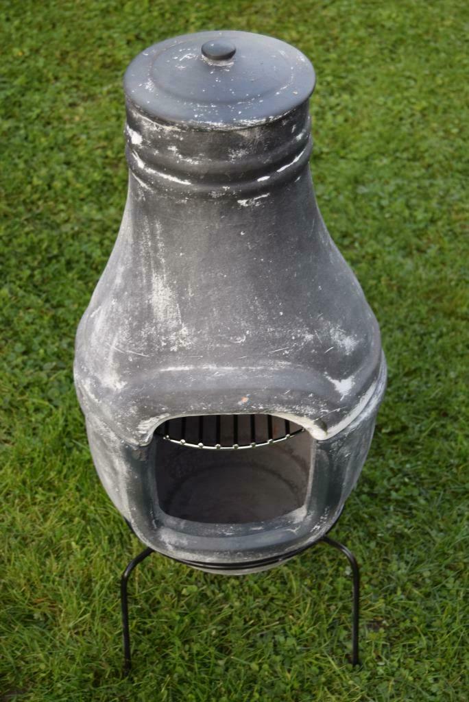 Braséro mexicain,bbq sur trépied en fer forgé (hauteur 80 cm, Jardin & Terrasse, Enlèvement, Neuf, Avec accessoires