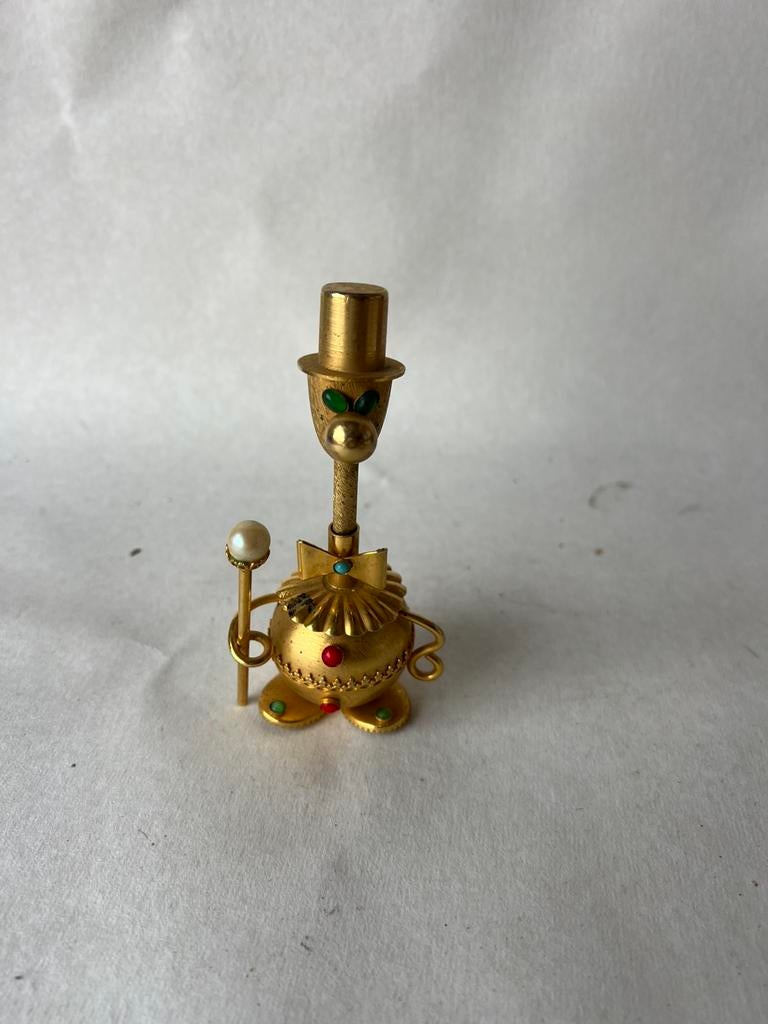 Metalen mannetje als pen, Verzamelen, Retro, Ophalen of Verzenden