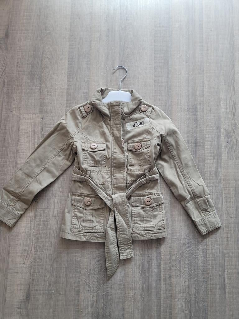 Mantel / jas JBC Milla maat 128 taupe, Enlèvement ou Envoi, Comme neuf, Manteau
