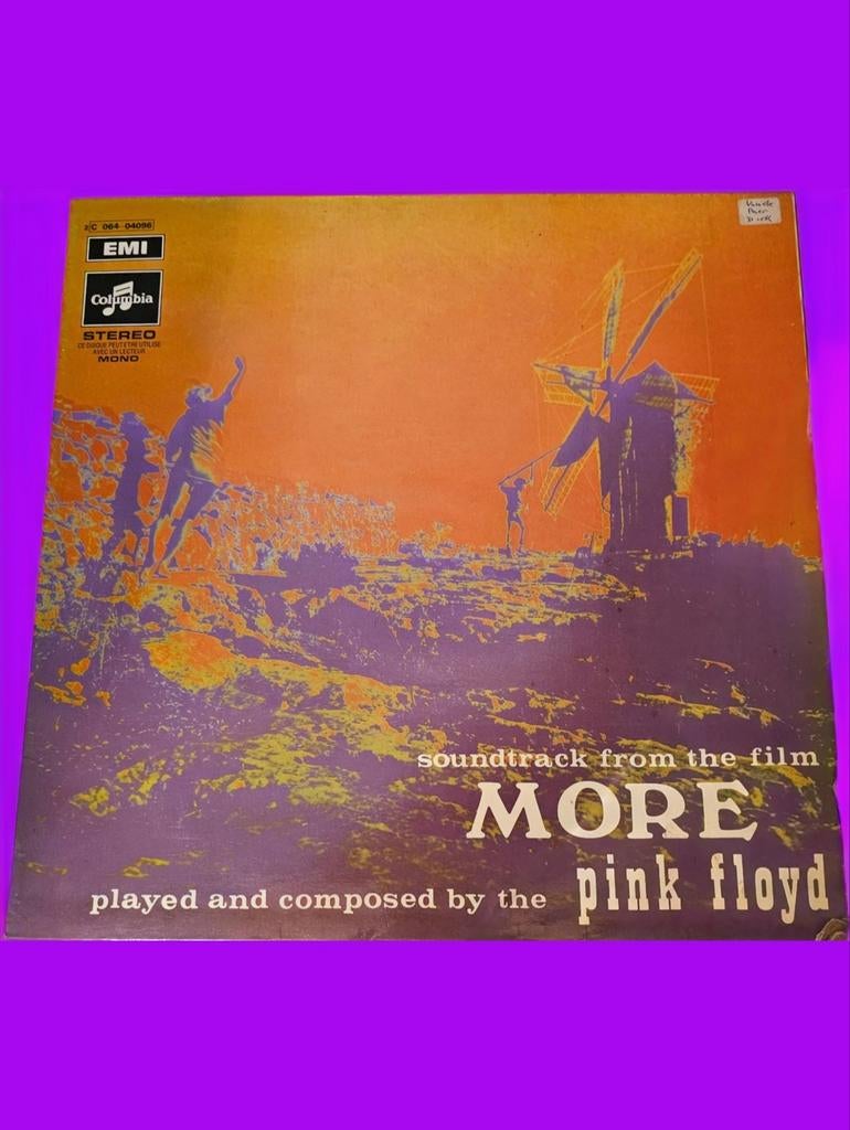 LP Pink Floyd – Soundtrack van de film 'More', Verzenden, Gebruikt, 12 inch, Rock-'n-Roll