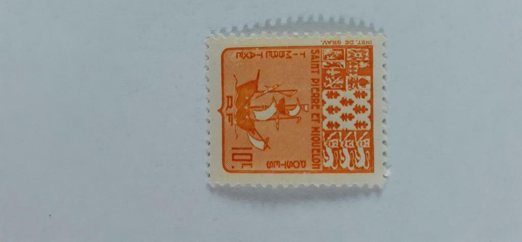 1postzegel Saint Pierre et Miquelon, Ophalen of Verzenden