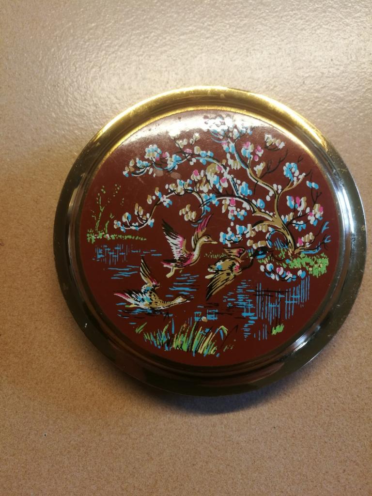 Poudrier vintage, Enlèvement ou Envoi, Utilisé