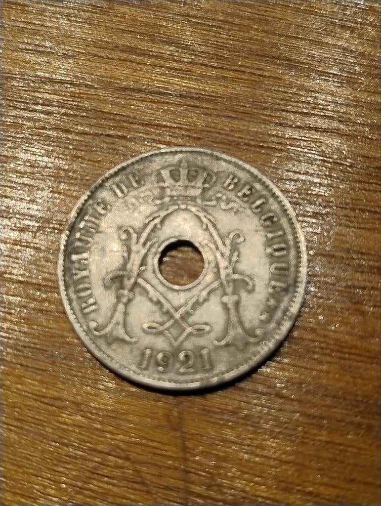 25 Belgische centiem - 1921, Enlèvement ou Envoi, Monnaie en vrac
