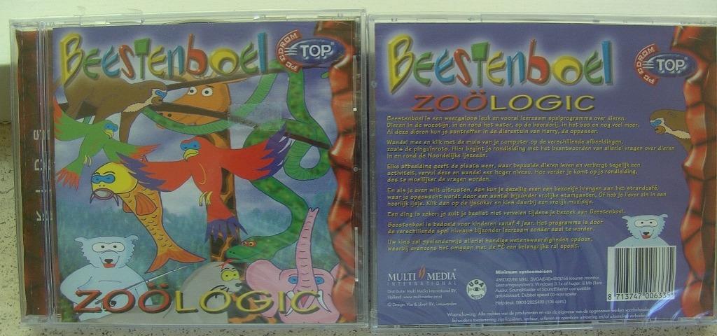 BEESTENBOEL ZOLOGIC NIEUWE CD-ROM 8713747006335, Computers en Software, Beschrijfbare discs, Ophalen of Verzenden, Nieuw, Overige typen
