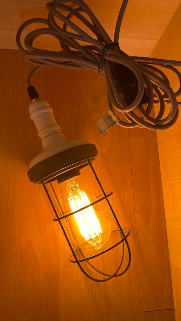 Lampe style industrielle - baladeuse, Ophalen of Verzenden, Zo goed als nieuw