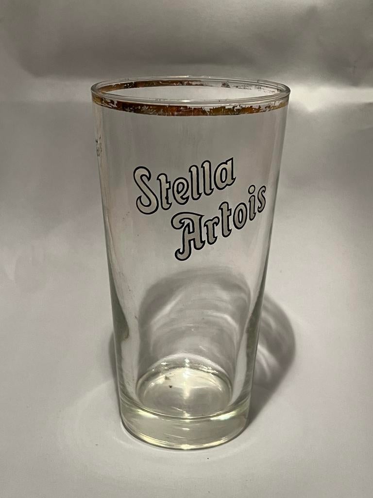 Verre à bière Stella Artois, Collections, Enlèvement ou Envoi, Utilisé, Verre ou Verres, Stella Artois